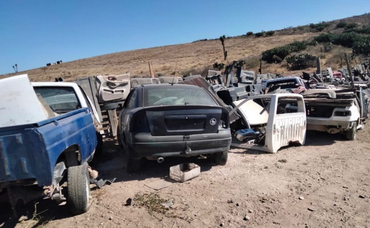 Desmantelan “yonke” con vehículos robados en Villa de Zaragoza, SLP