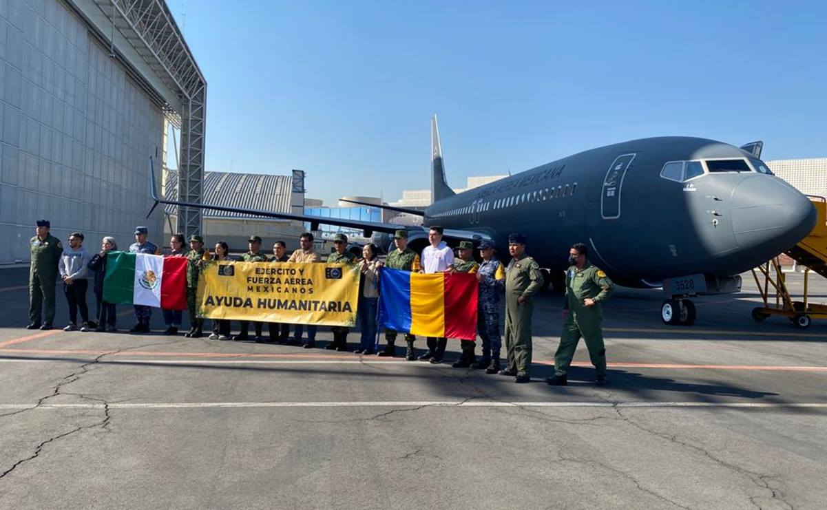 Viaja a Rumania avión de la Fuerza Aérea para repatriar a mexicanos evacuados de Ucrania