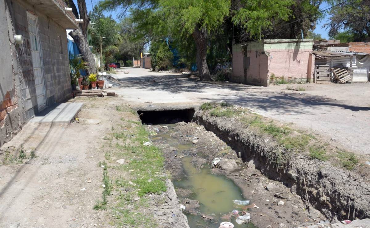 Afecta canal de aguas negras a habitantes de colonia El Morro, en Soledad; denuncian daños a su salud
