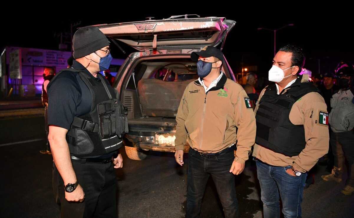 Abordo de una patrulla, el gobernador Ricardo Gallardo Cardona supervisó las acciones de prevención y seguridad.