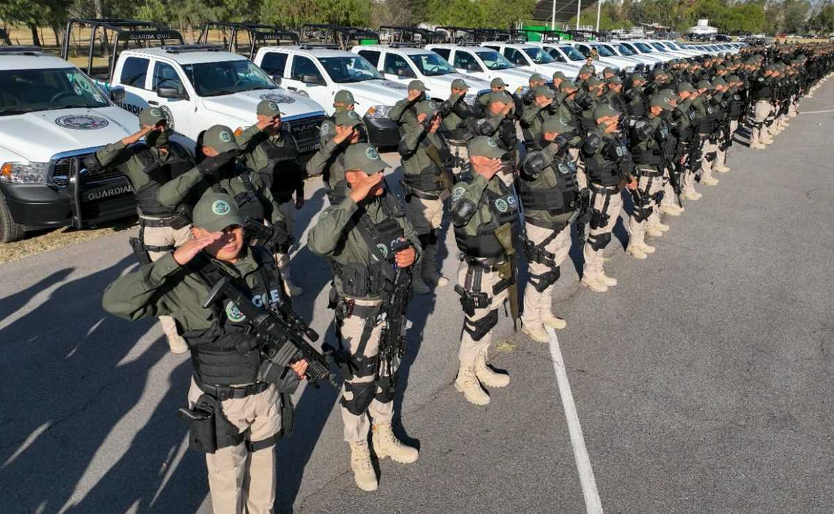 Con mil 500 elementos y 100 vehículos, inicia operaciones Guardia Civil en SLP