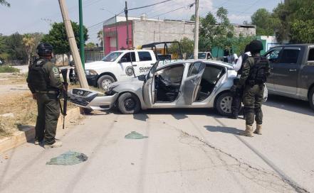 Asegura Guardia Civil vehículo robado y arma larga en Matehuala 