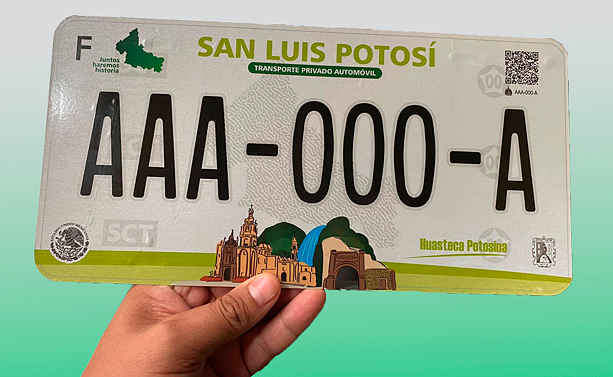Este lunes 6 de diciembre arranca el programa de placas gratuitas en San Luis Potos&iacute;